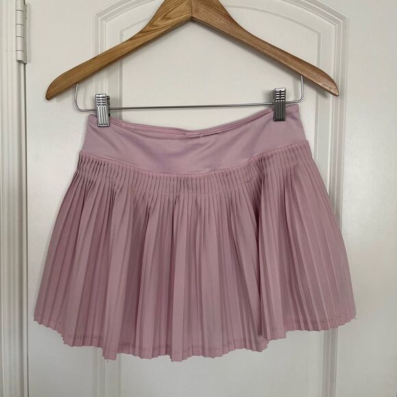 Women’s Baby Pink Pleated Tennis Skort Size Small Unbranded - Picture 2 of 7
